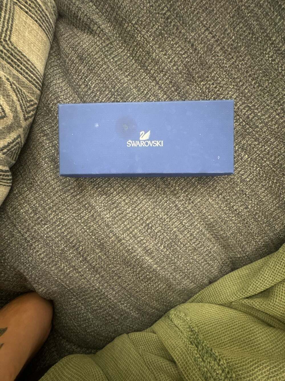 Swarovski Crystal Mesh Wide Cuff Bracelet in Original Box